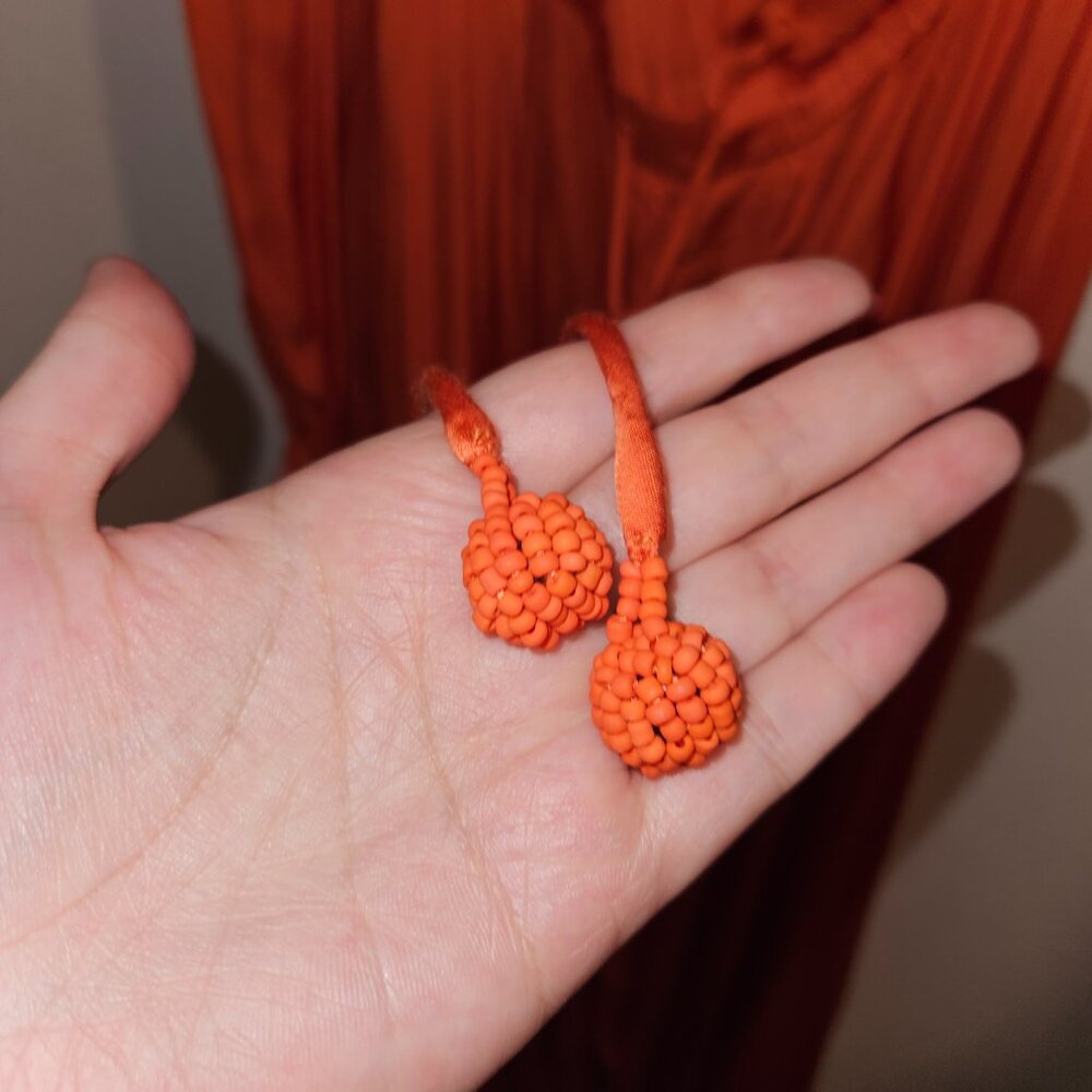Farm Rio One Shoulder Jumpsuit In Orange XL - Picture 3 of 9